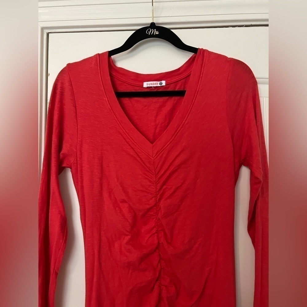 Sundry Ruched Mini Dress - Picture 5 of 11